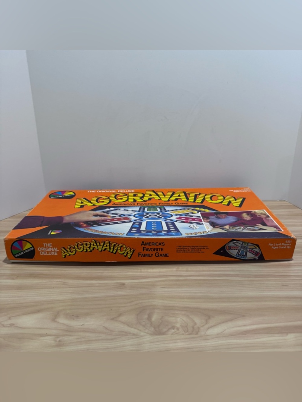 VTG 1987 Aggravation Board Game The Original Deluxe Selchow & Righter Complete - Picture 11 of 16